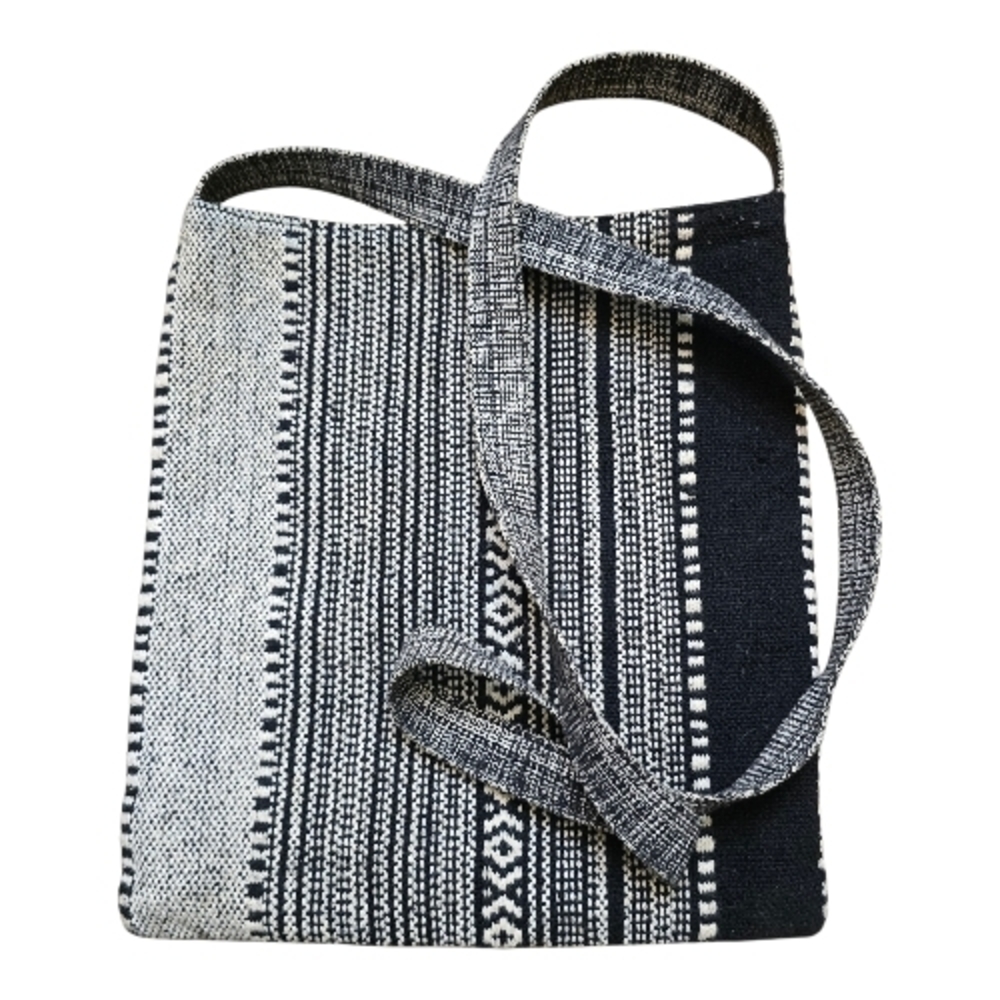Lucky Brand Black and White Patterned Crossbody Bag